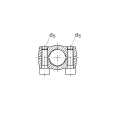 液壓桿端軸承 GIHRK35-DO, 根據(jù) DIN ISO 12 240-4 標準，帶右旋螺紋夾緊裝置，需維護