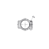 液壓桿端軸承 GIHRK70-DO, 根據(jù) DIN ISO 12 240-4 標(biāo)準(zhǔn)，帶右旋螺紋夾緊裝置，需維護(hù)