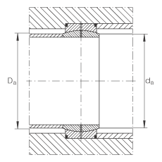 關(guān)節(jié)軸承 GE460-DO, 根據(jù) DIN ISO 12 240-1 標(biāo)準(zhǔn)，需維護